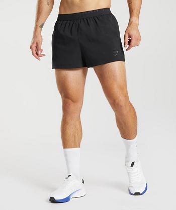 Pánské Šortky Gymshark Sportovní 3" Černé | CZ 2875YXF